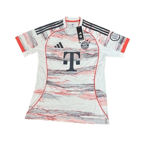 adidas Other - Adidas FC Bayern Munchen 2024-25 Away Jersey Mens Medium Slim Fit White JJ2143